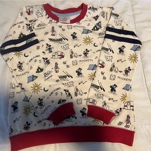 Hanna Andersson boys Mickey Mouse cotton sweatshirt